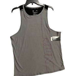 Men’s gray/black tank new with tags Xersion